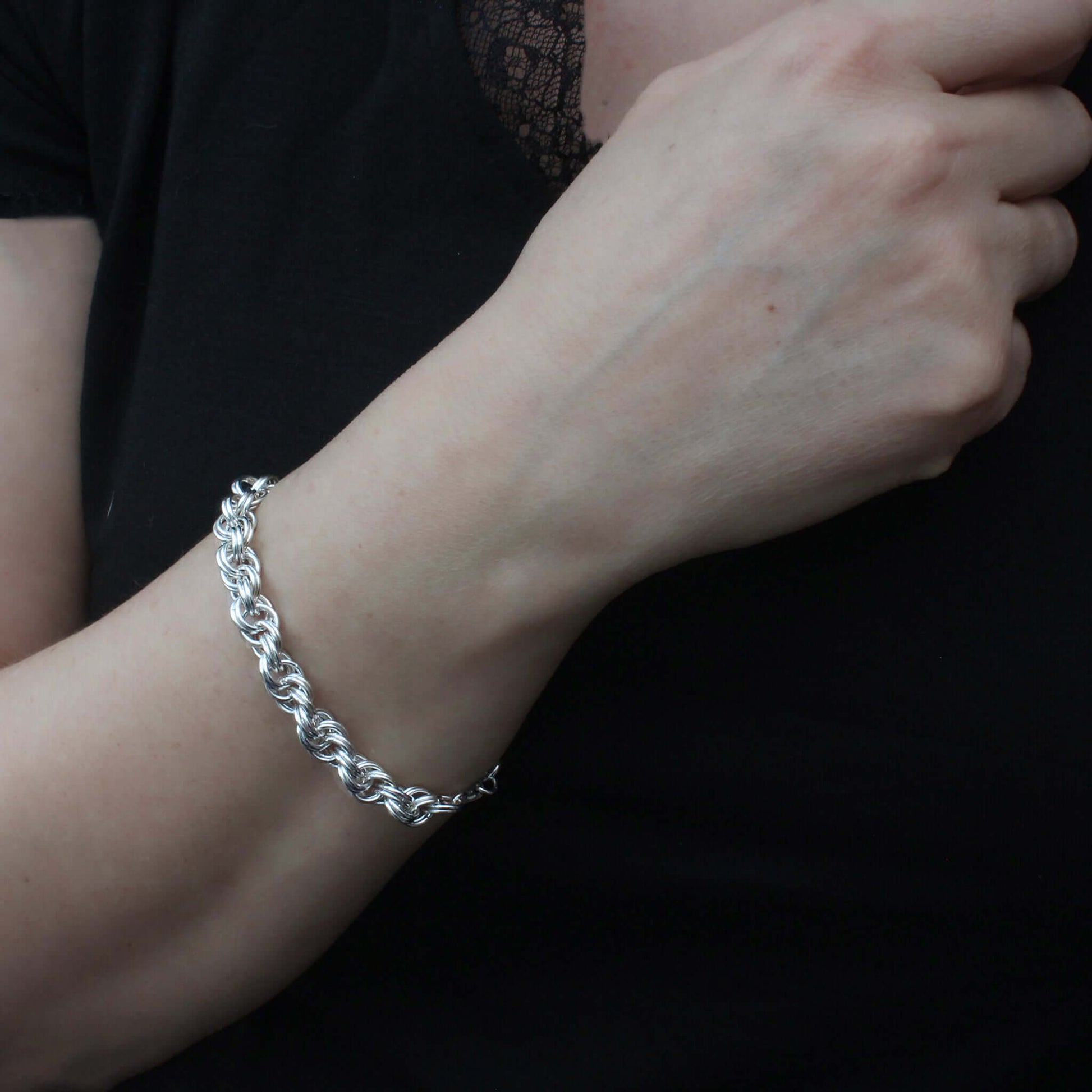 Chunky Rope BraceletAtlantic Rose