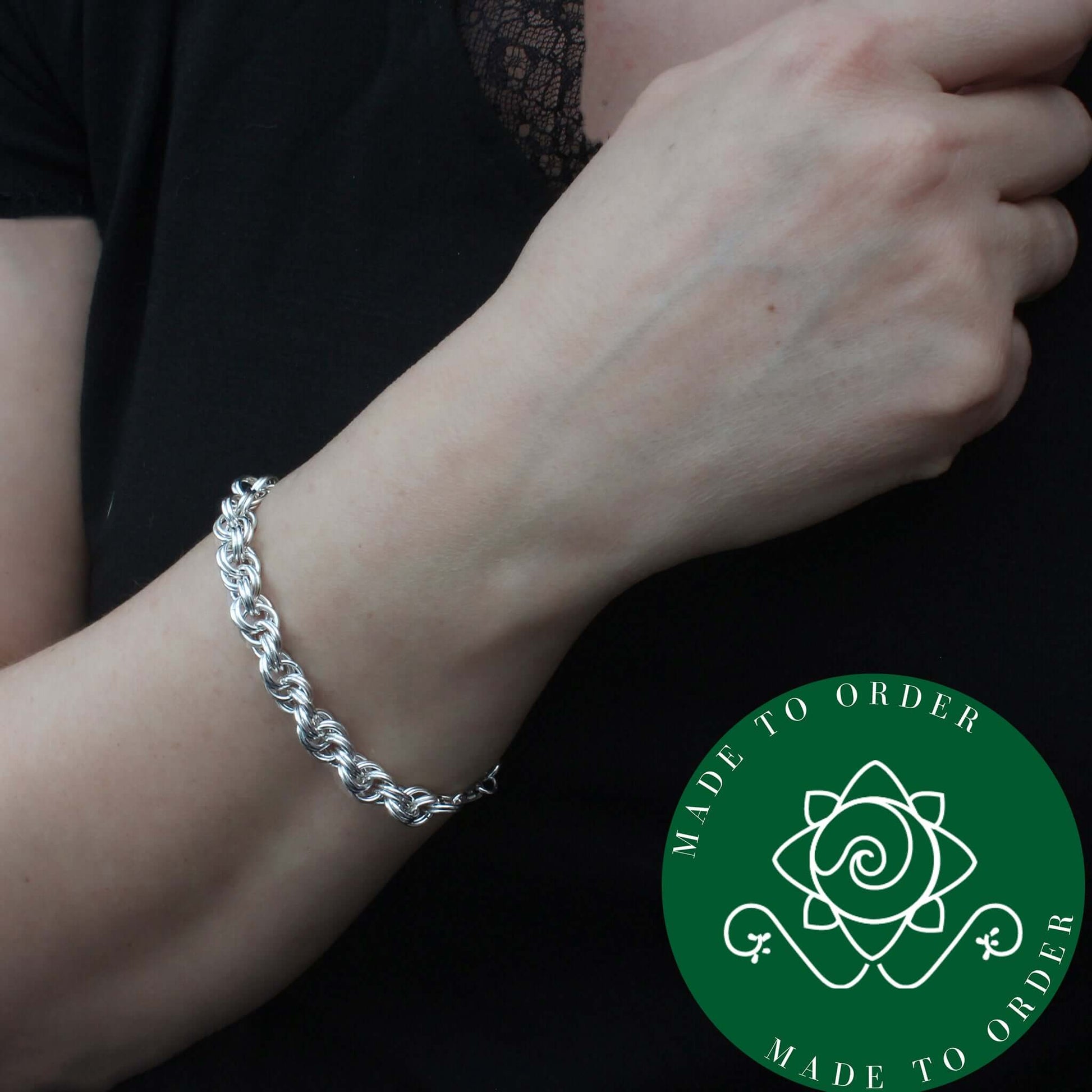 Chunky Rope BraceletAtlantic Rose