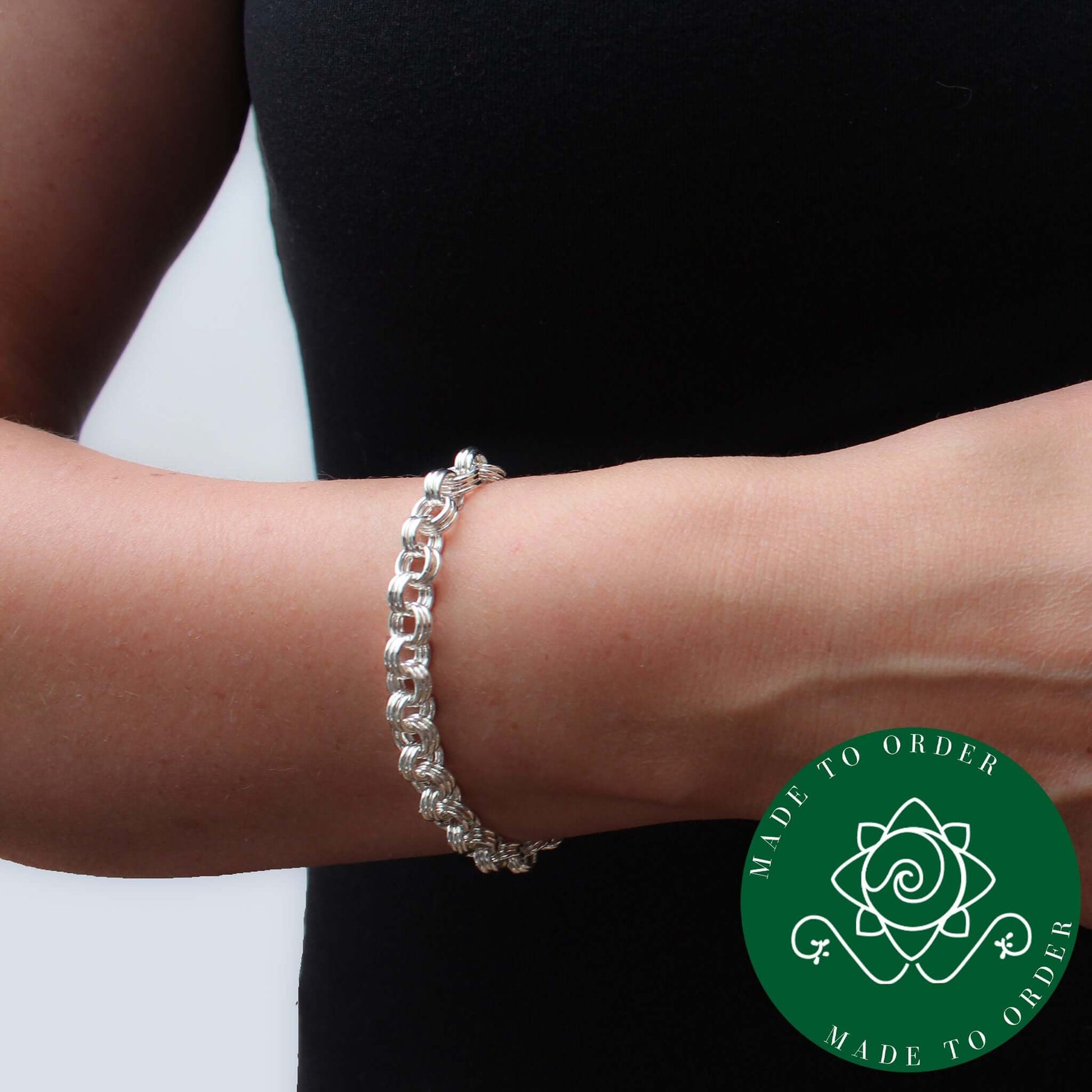 Chunky Triple Cable BraceletAtlantic Rose