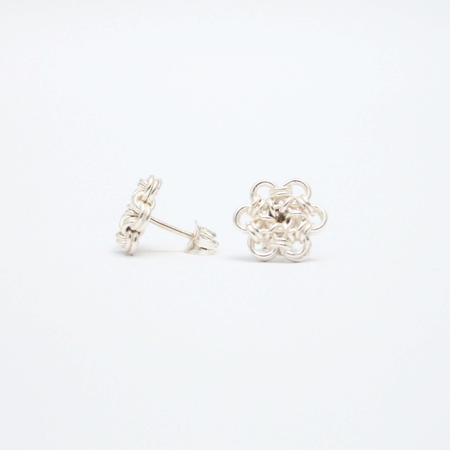 Margarita Silver StudsAtlantic Rose