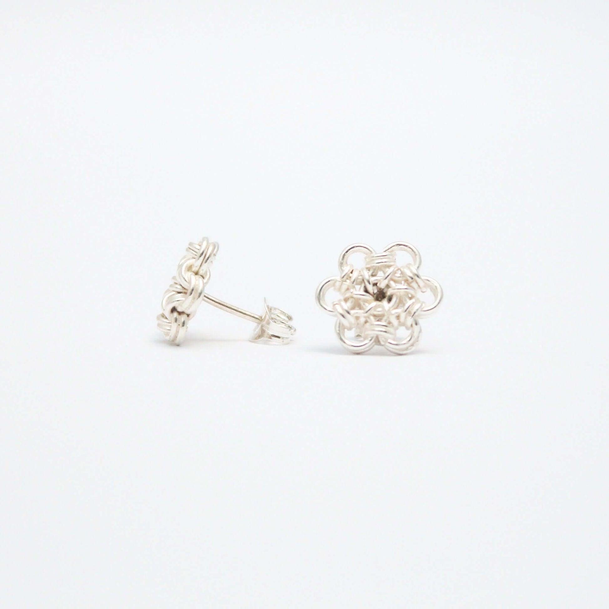 Margarita Silver StudsAtlantic Rose