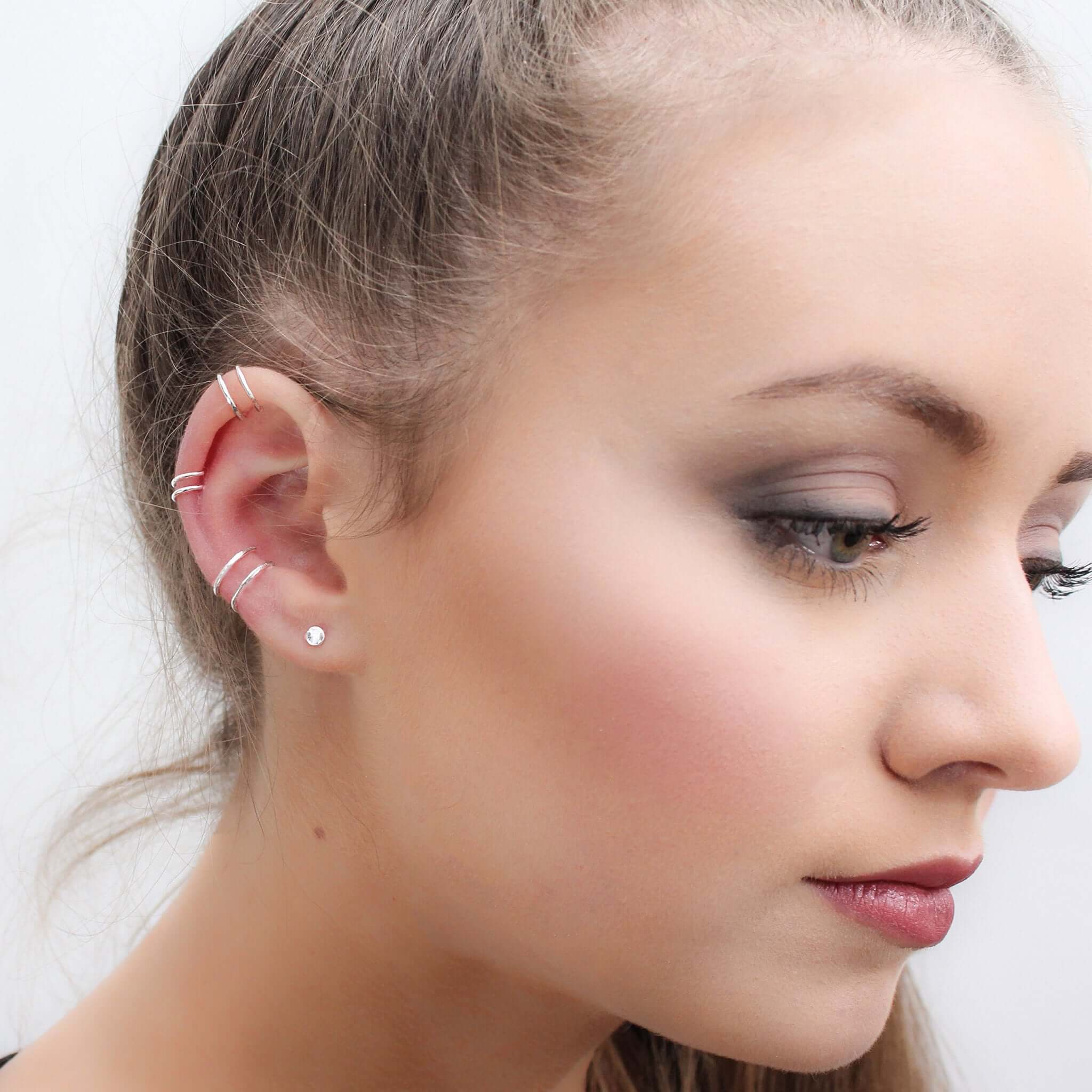 Double Cuff Faux Piercing|Petroglyphs|Atlantic Rose