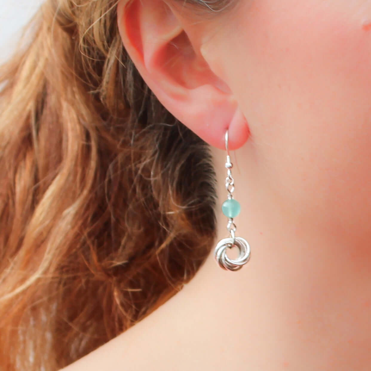 Laethantae Trá EarringsAtlantic Rose