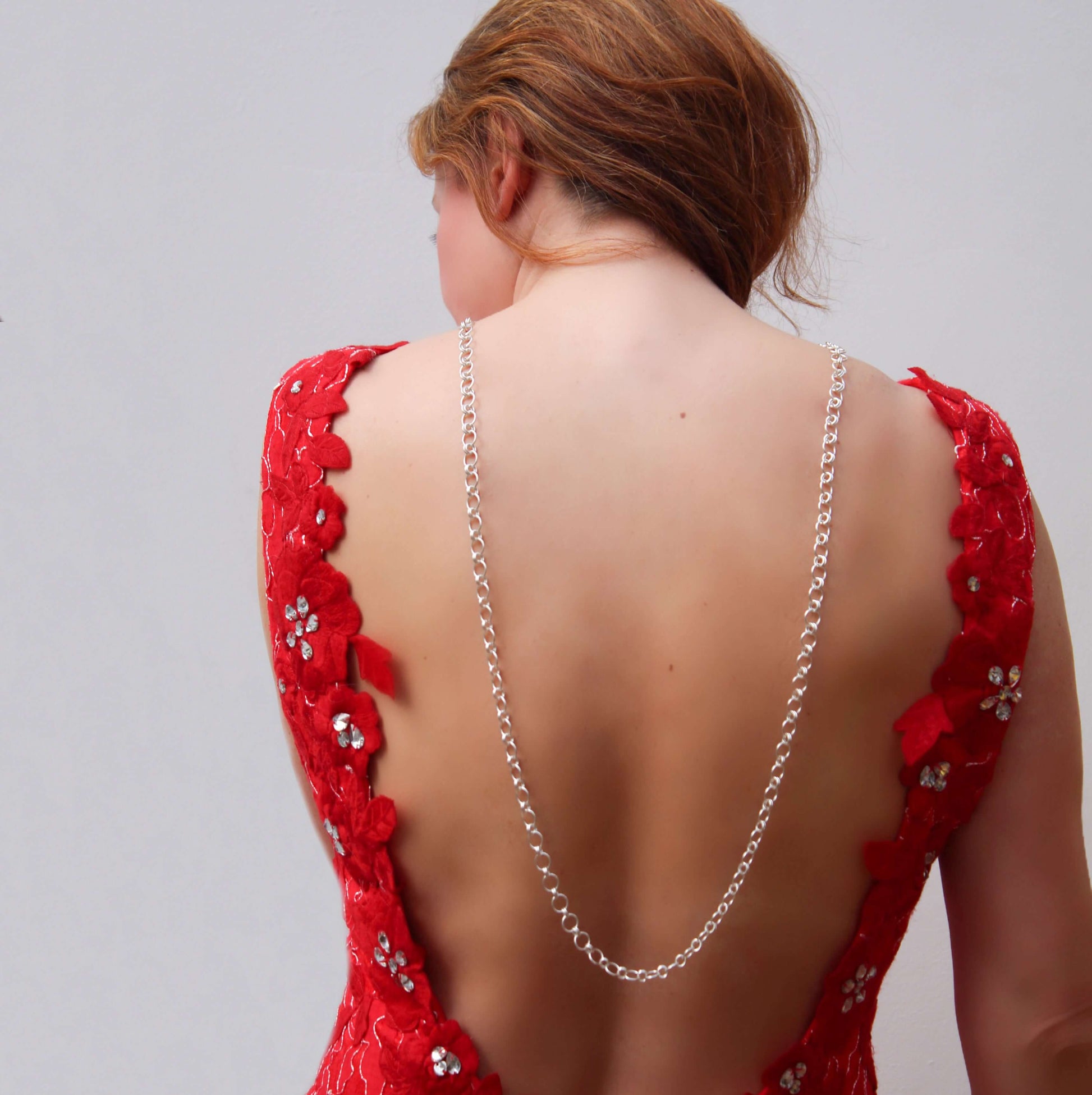 Elegant Opera NecklaceAtlantic Rose