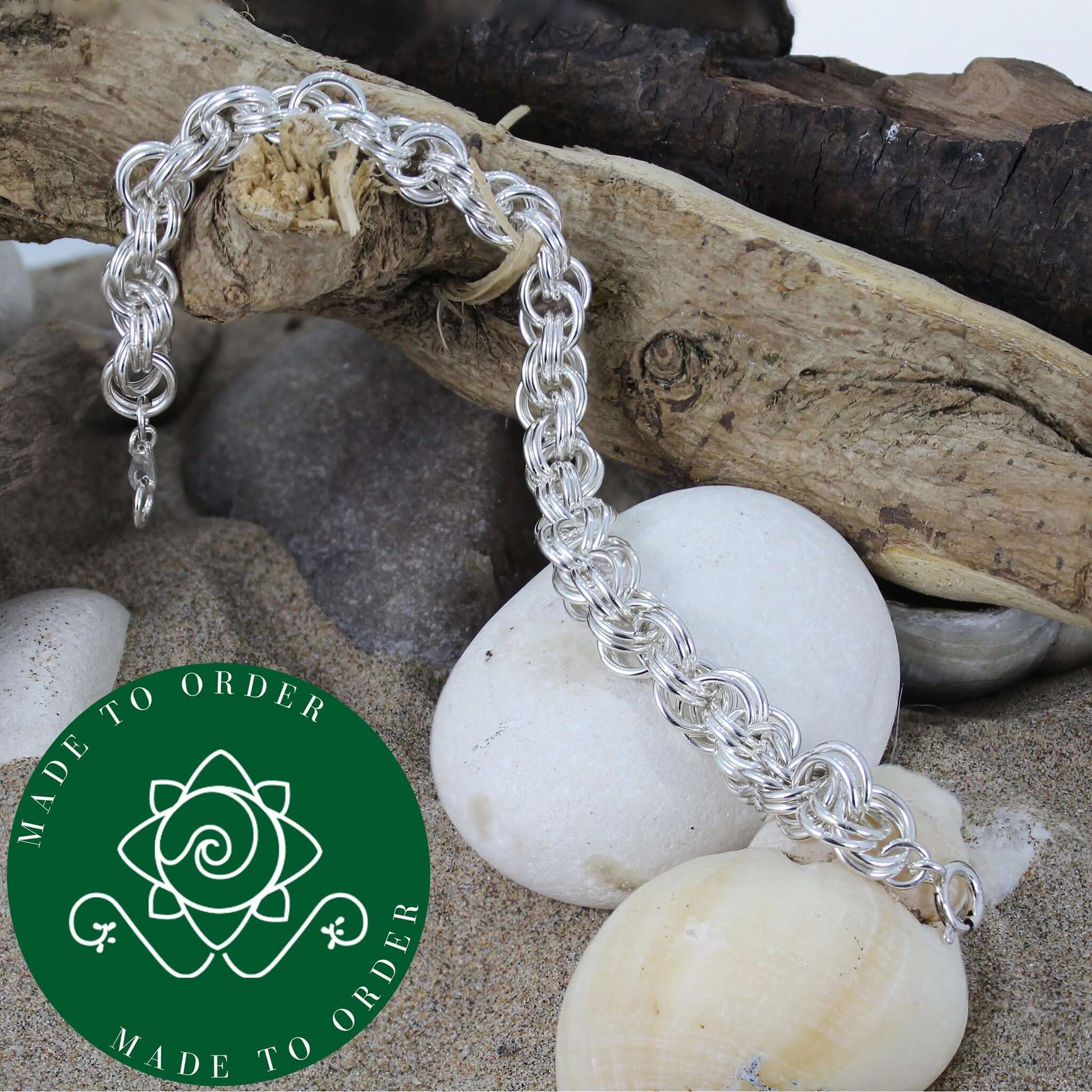 Chunky Rope BraceletAtlantic Rose