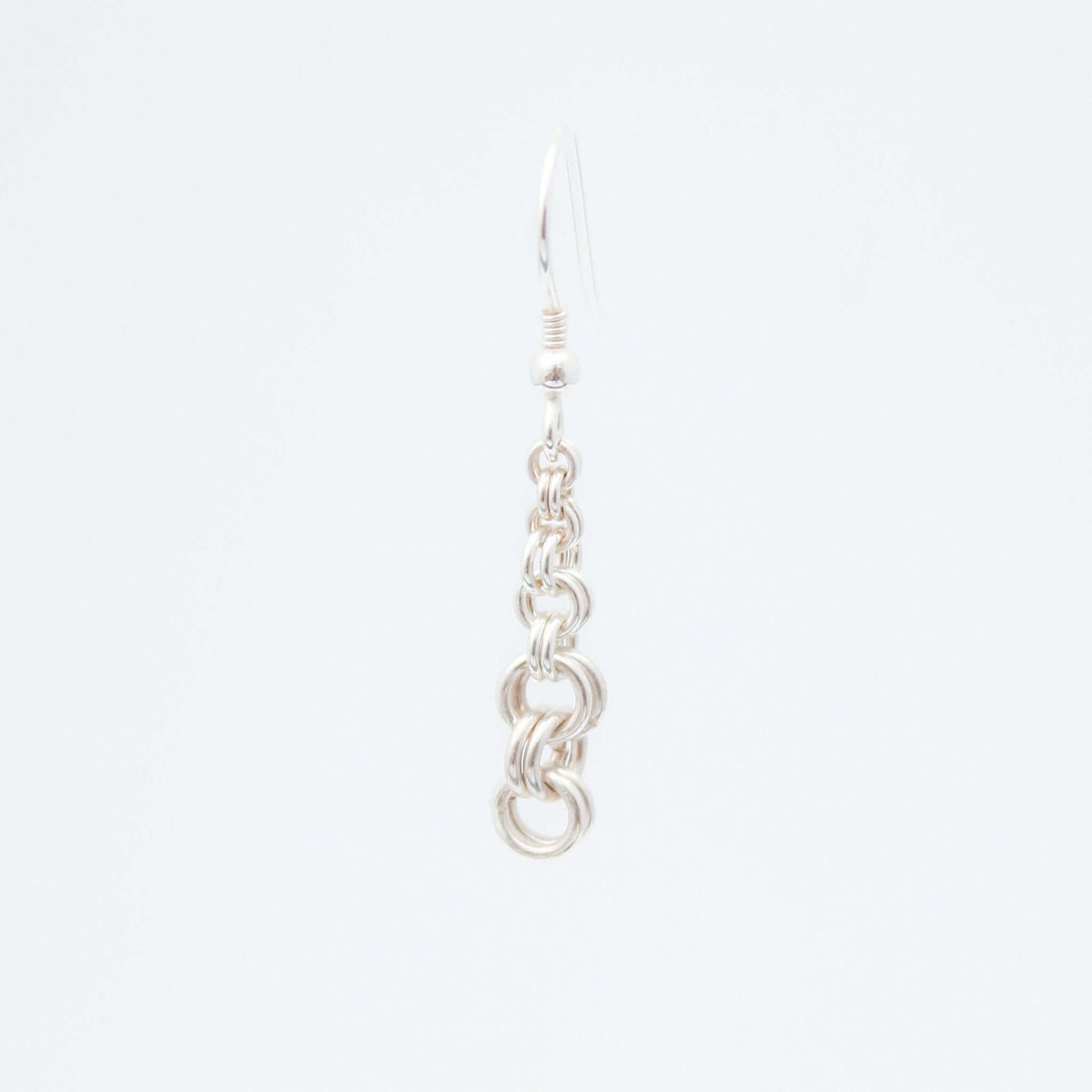 Delicate Tapered Chain EarringsAtlantic Rose