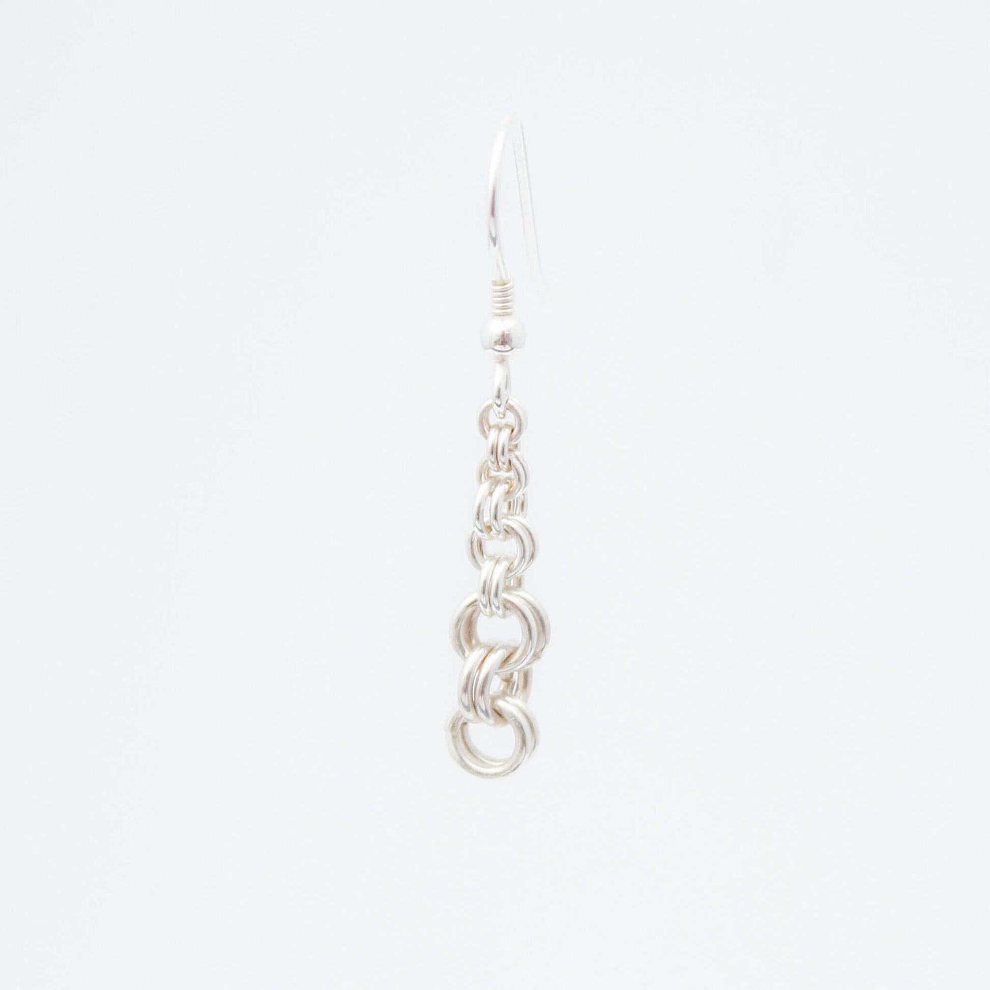 Delicate Tapered Chain EarringsAtlantic Rose